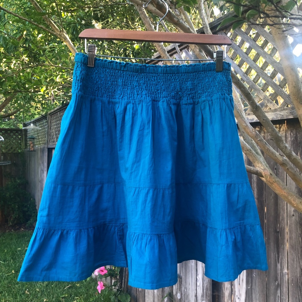Blue BoHo Babe Skirt